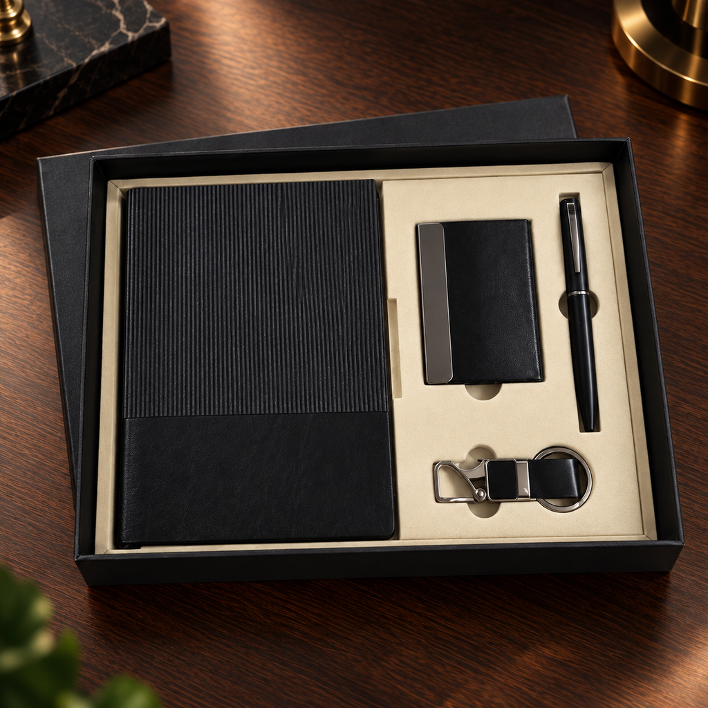 Executive Noir Gift Set – Premium 4-Piece Corporate Collection