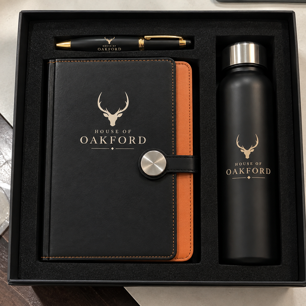 Executive Noir Corporate Gift Set – Premium 3-Piece Collection