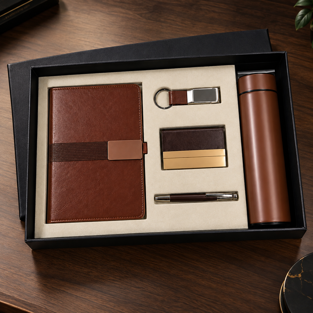 Executive Heritage Gift Set – Premium 5-Piece Corporate Collection