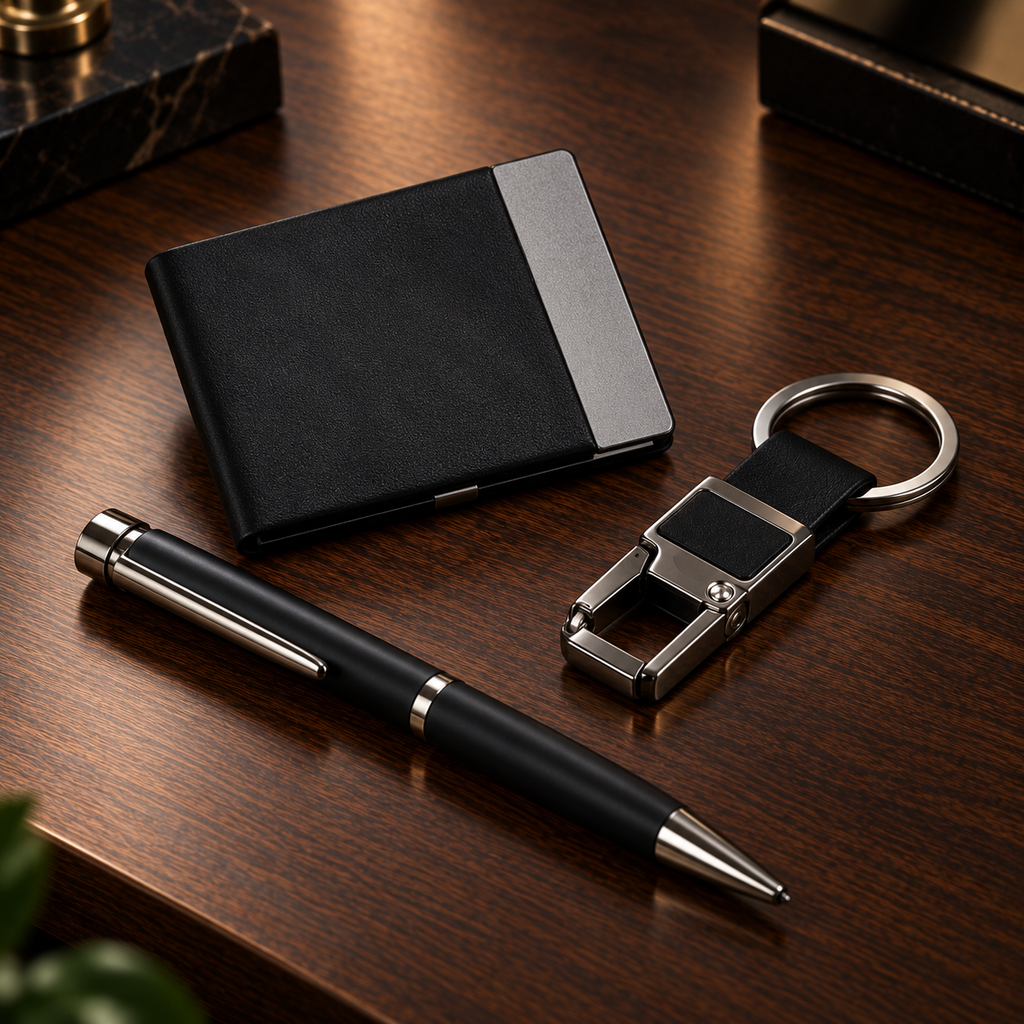 Executive Noir Gift Set – Premium 4-Piece Corporate Collection