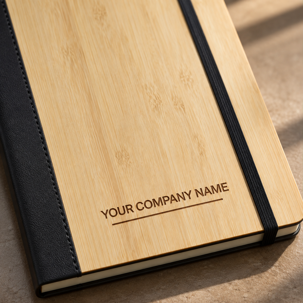 Toyota Bamboo Executive Gift Set – Premium 2-Piece Notebook & Pen Collection