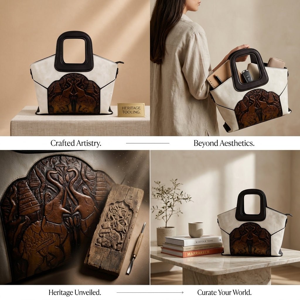 Heritage Elephant Hand Bag - OAK FORD