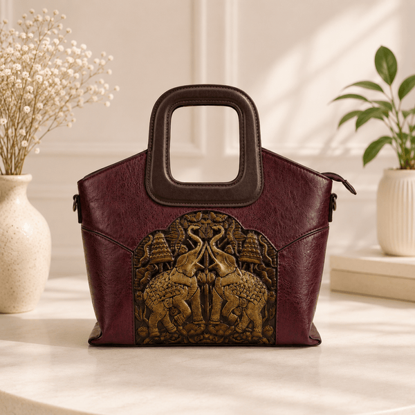 Heritage Elephant Hand Bag - OAK FORD