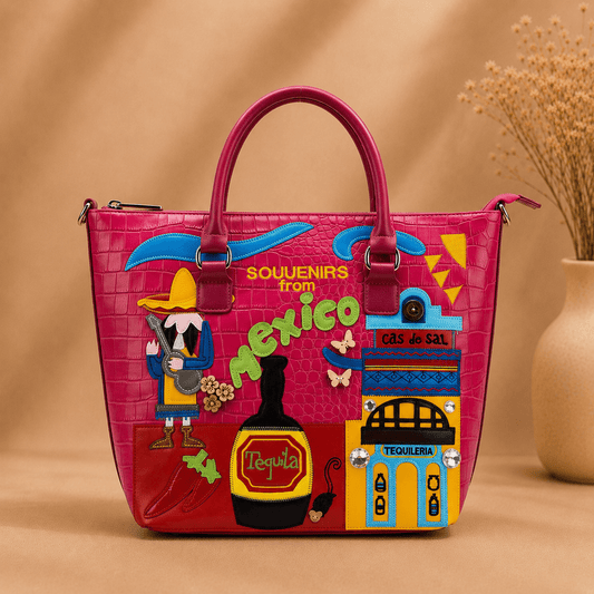 OAK FORD Fiesta Mexico Heritage Handbag - OAK FORD