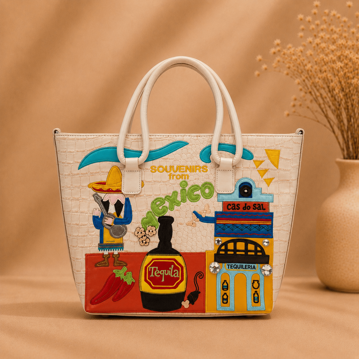 OAK FORD Fiesta Mexico Heritage Handbag - OAK FORD
