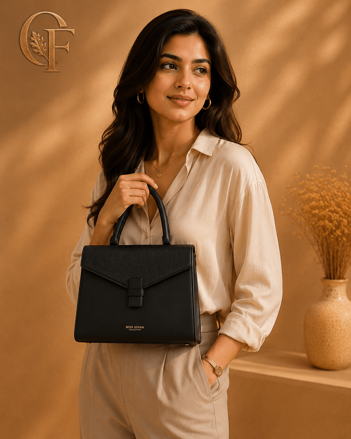 OAK FORD Miss Susen Handbag - OAK FORD