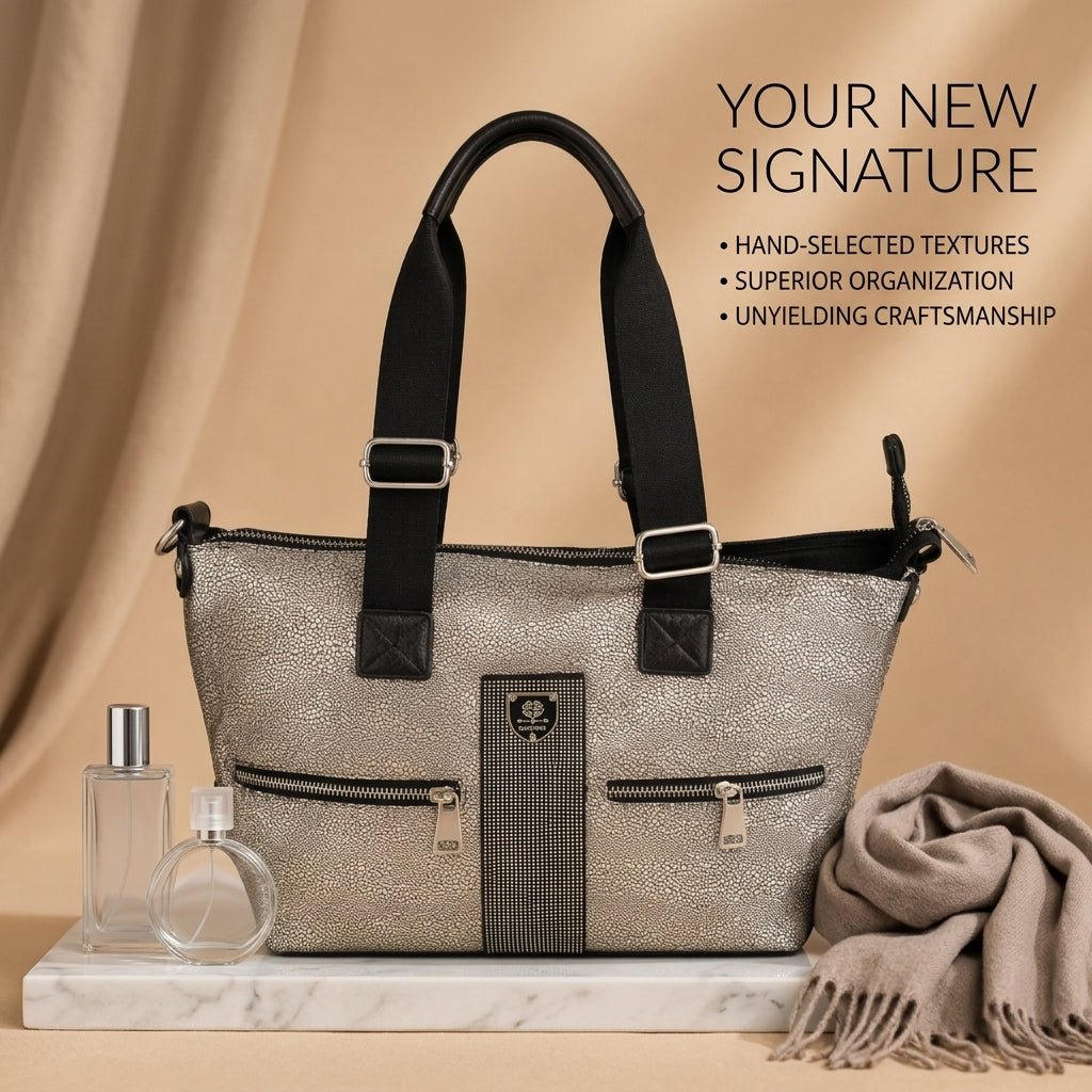 OAK FORD Noir Edge Shoulder Bag - OAK FORD